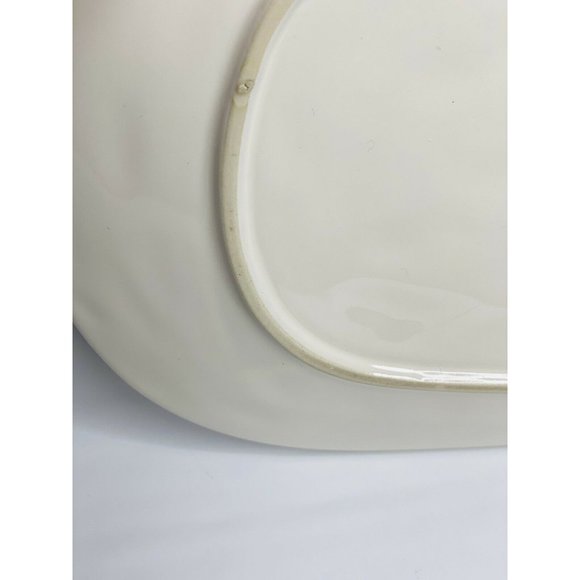 Rae Dunn EGGCELLENT Egg Oval Platter Tray serving plate Easter bunny spring - Picture 4 of 7